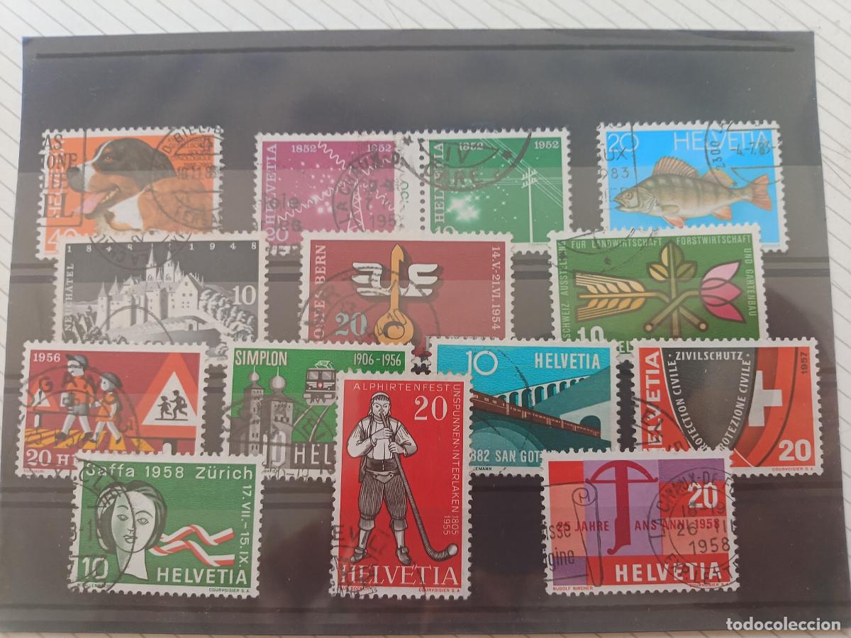 Sellos: Suiza. Lote de sellos