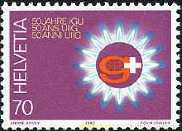 Sellos: 364550 MNH SUIZA 1982 ANIVERSARIOS