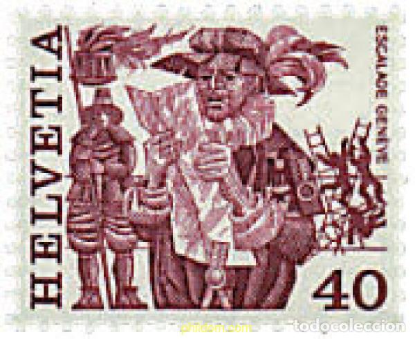 Sellos: 626388 MNH SUIZA 1977 COSTUMBRES POPULARES