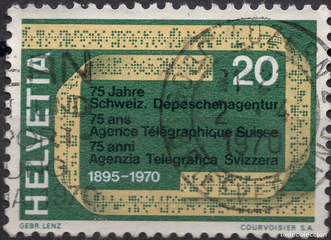 Sellos: SUIZA 1970 STAMP MICHEL CH 918
