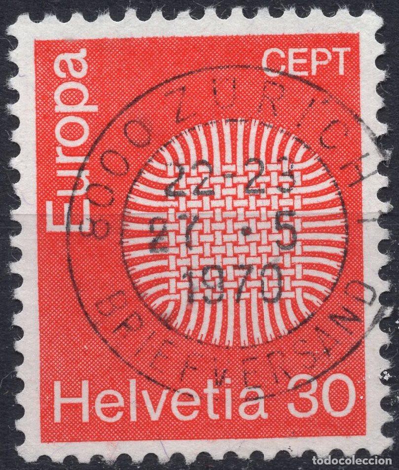 Sellos: SUIZA 1970 STAMP MICHEL CH 923