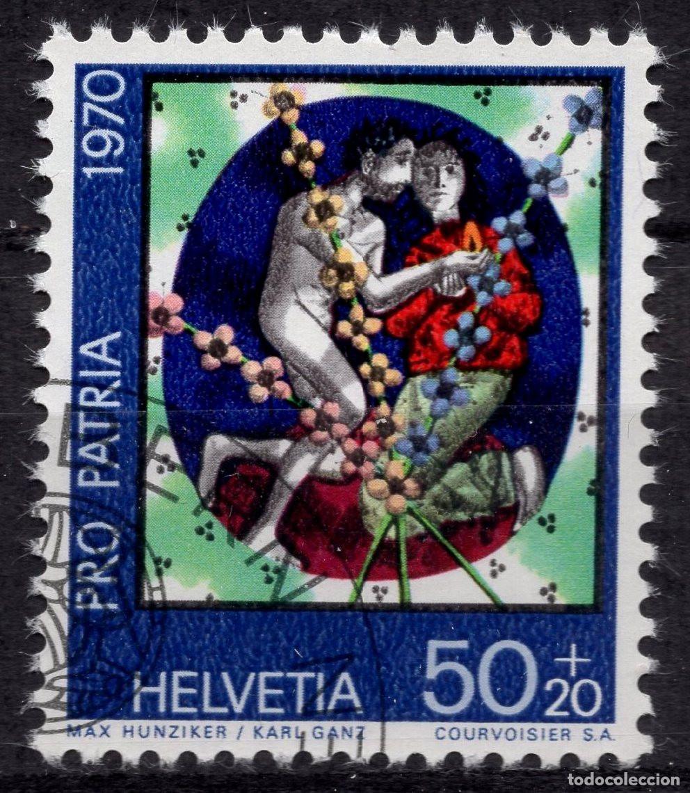 Sellos: SUIZA 1970 STAMP MICHEL CH 928