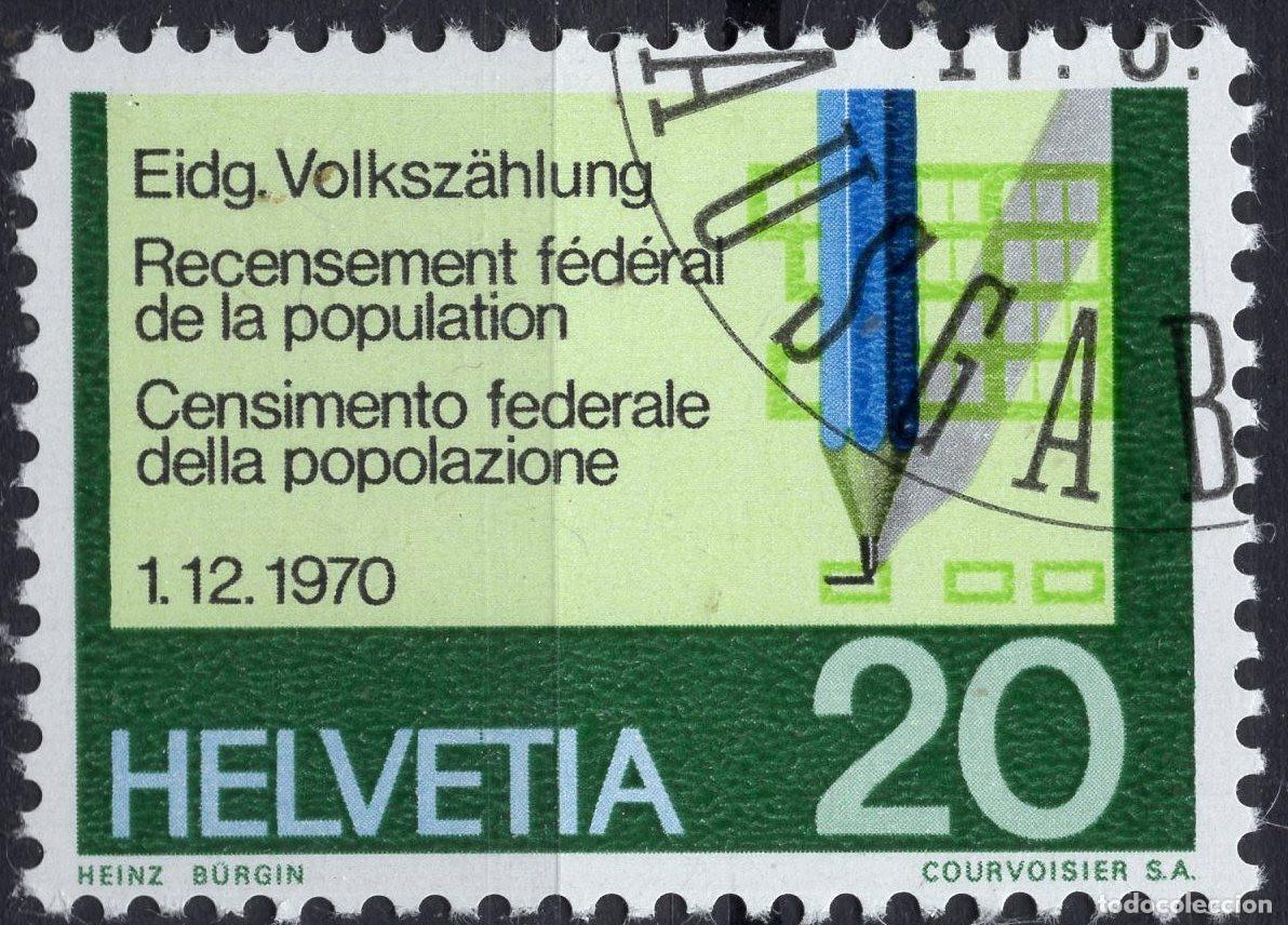 Sellos: SUIZA 1970 STAMP MICHEL CH 930