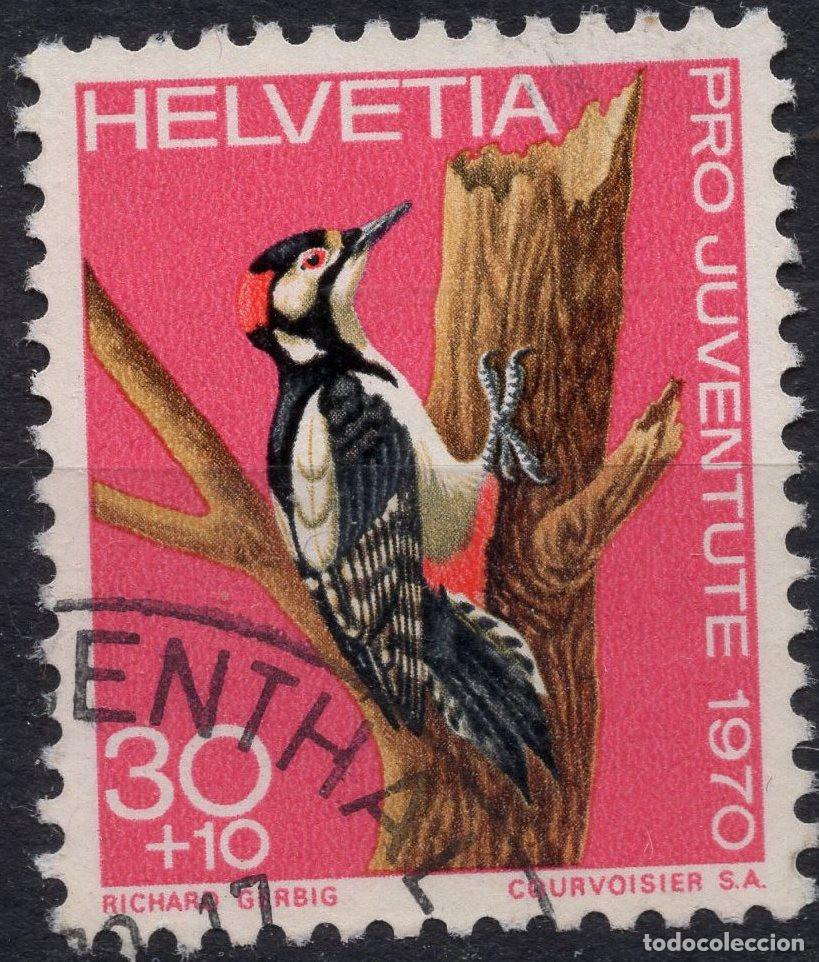 Selos: SUIZA 1970 STAMP MICHEL CH 938