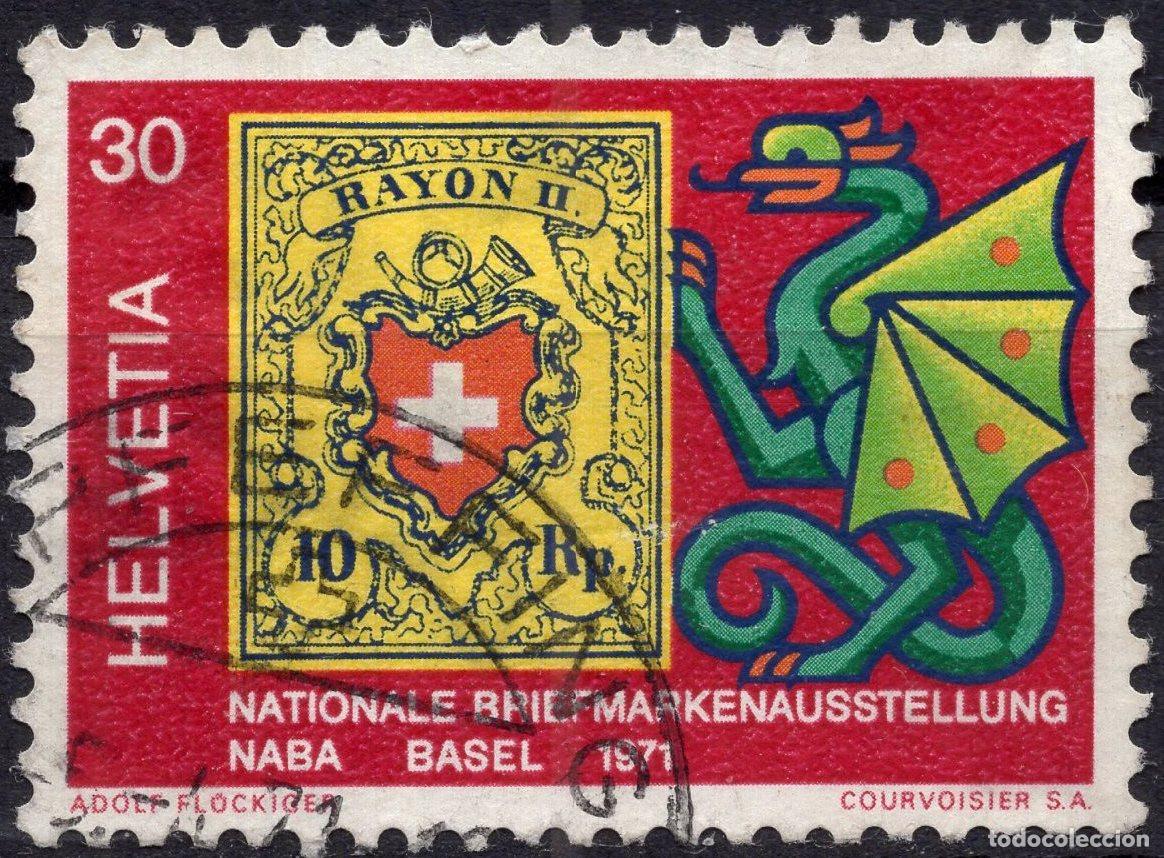 Selos: SUIZA 1971 STAMP MICHEL CH 943