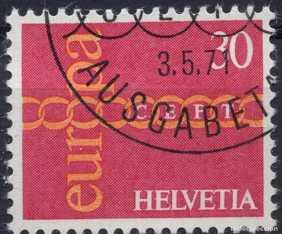 Sellos: SUIZA 1971 STAMP MICHEL CH 947