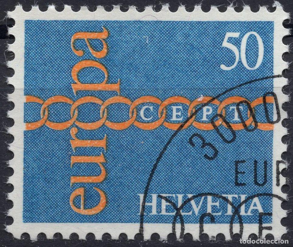 Sellos: SUIZA 1971 STAMP MICHEL CH 948