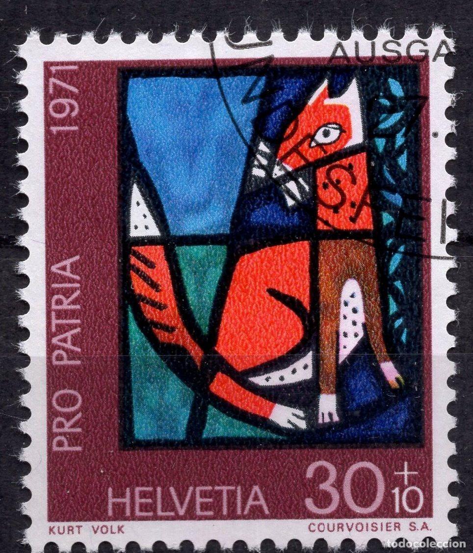 Sellos: SUIZA 1971 STAMP MICHEL CH 951
