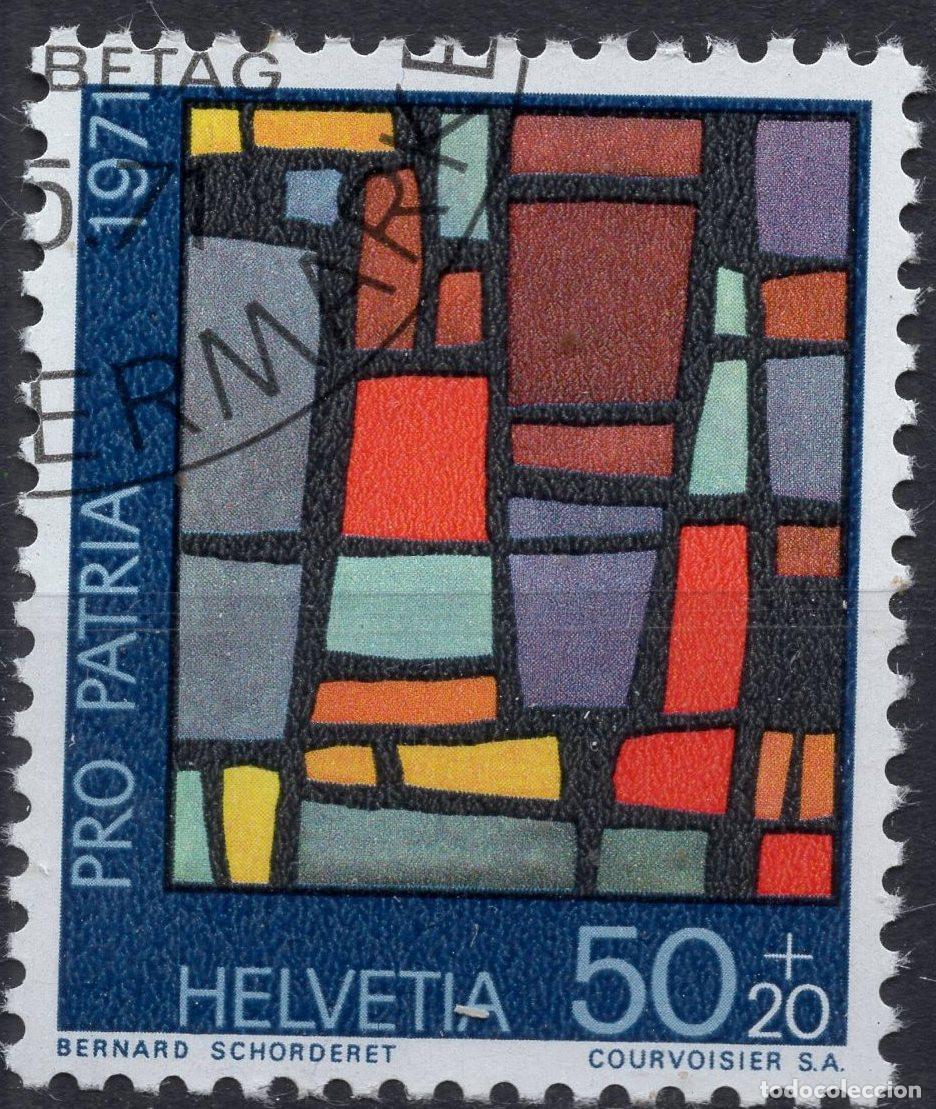 Selos: SUIZA 1971 STAMP MICHEL CH 952
