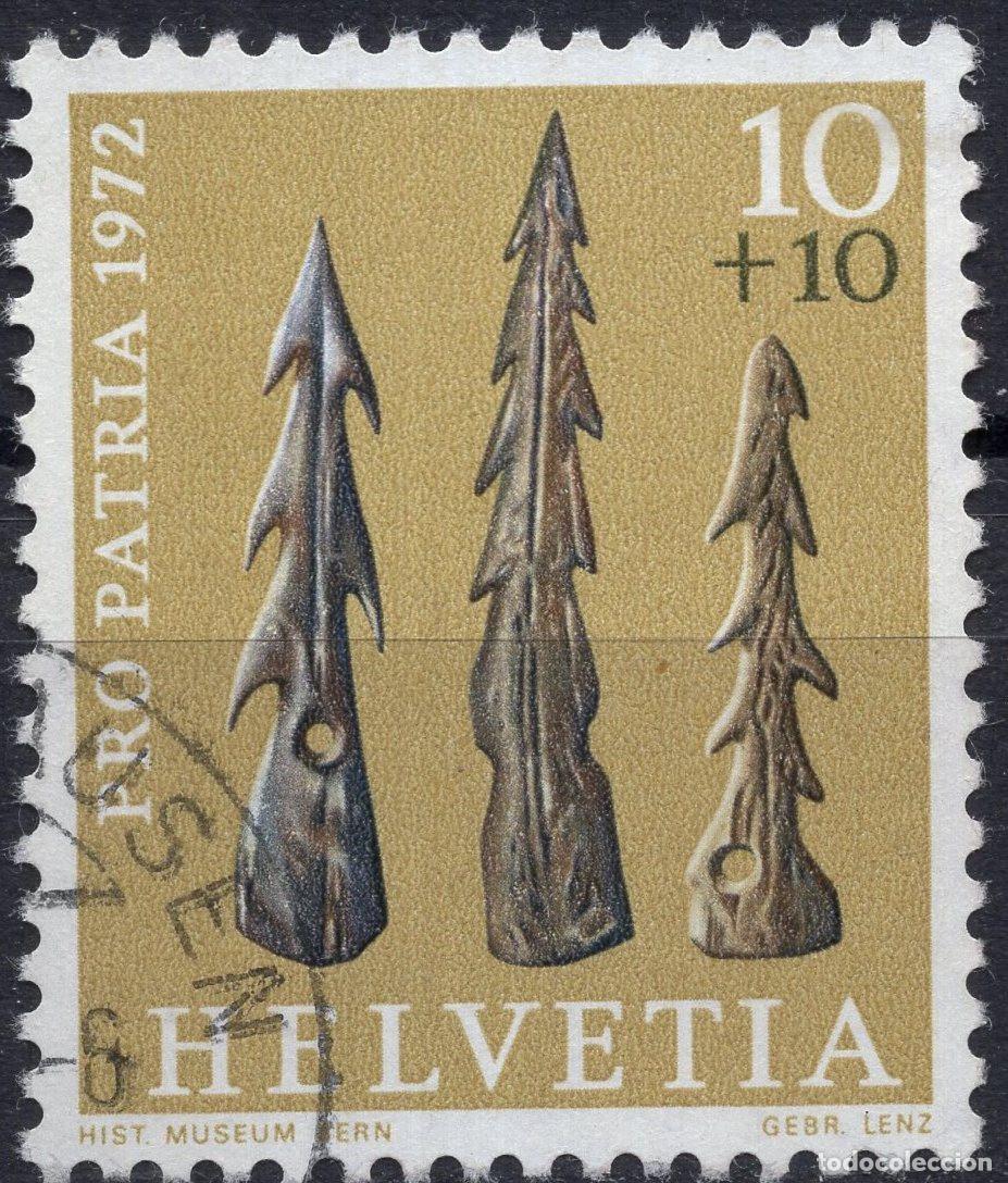 Sellos: SUIZA 1972 STAMP MICHEL CH 971