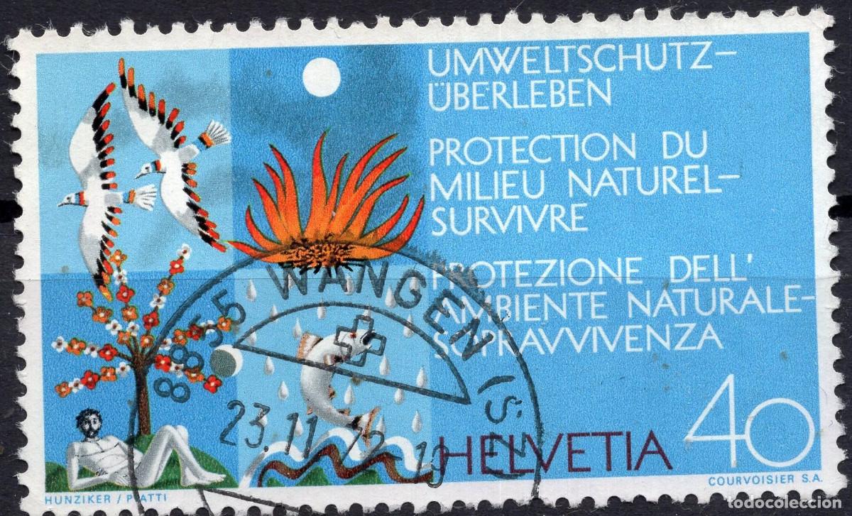 Sellos: SUIZA 1972 STAMP MICHEL CH 978
