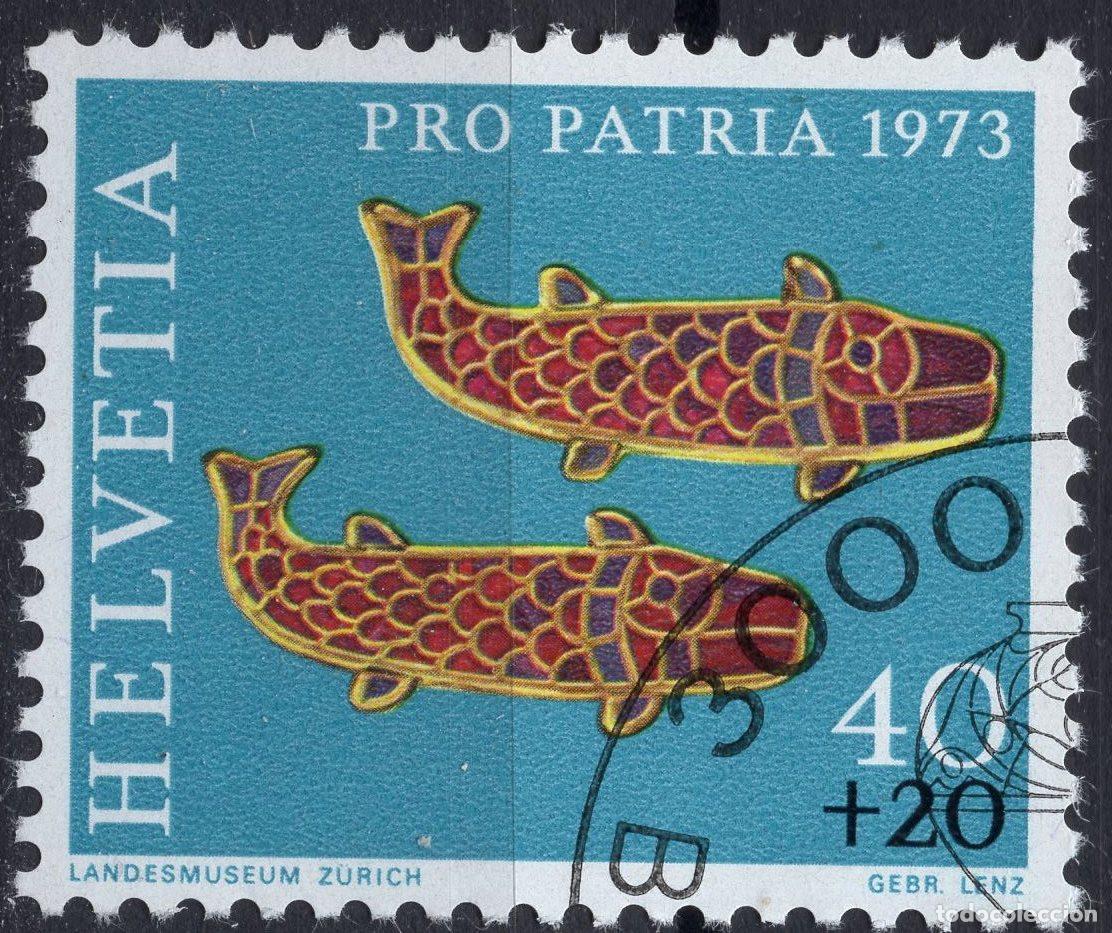 Sellos: SUIZA 1973 STAMP MICHEL CH 998