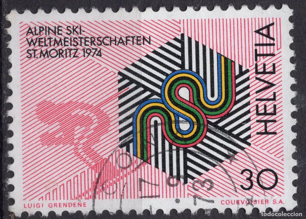 Sellos: SUIZA 1973 STAMP MICHEL CH 1001