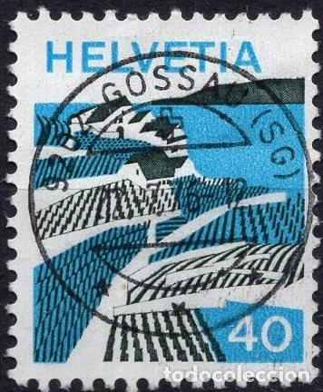 Sellos: SUIZA 1973 STAMP MICHEL CH 1008