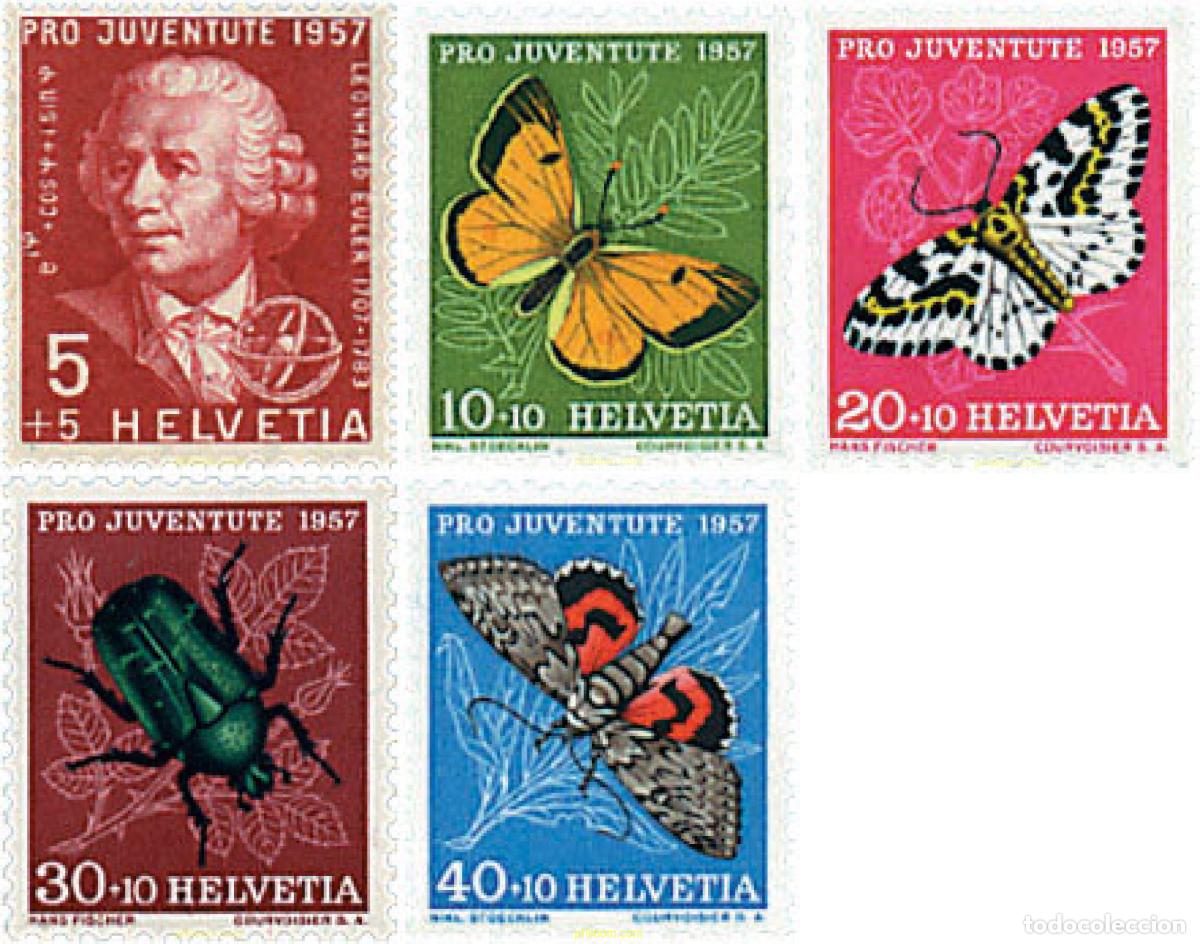 Sellos: 95129 MNH SUIZA 1957 PRO JUVENTUD