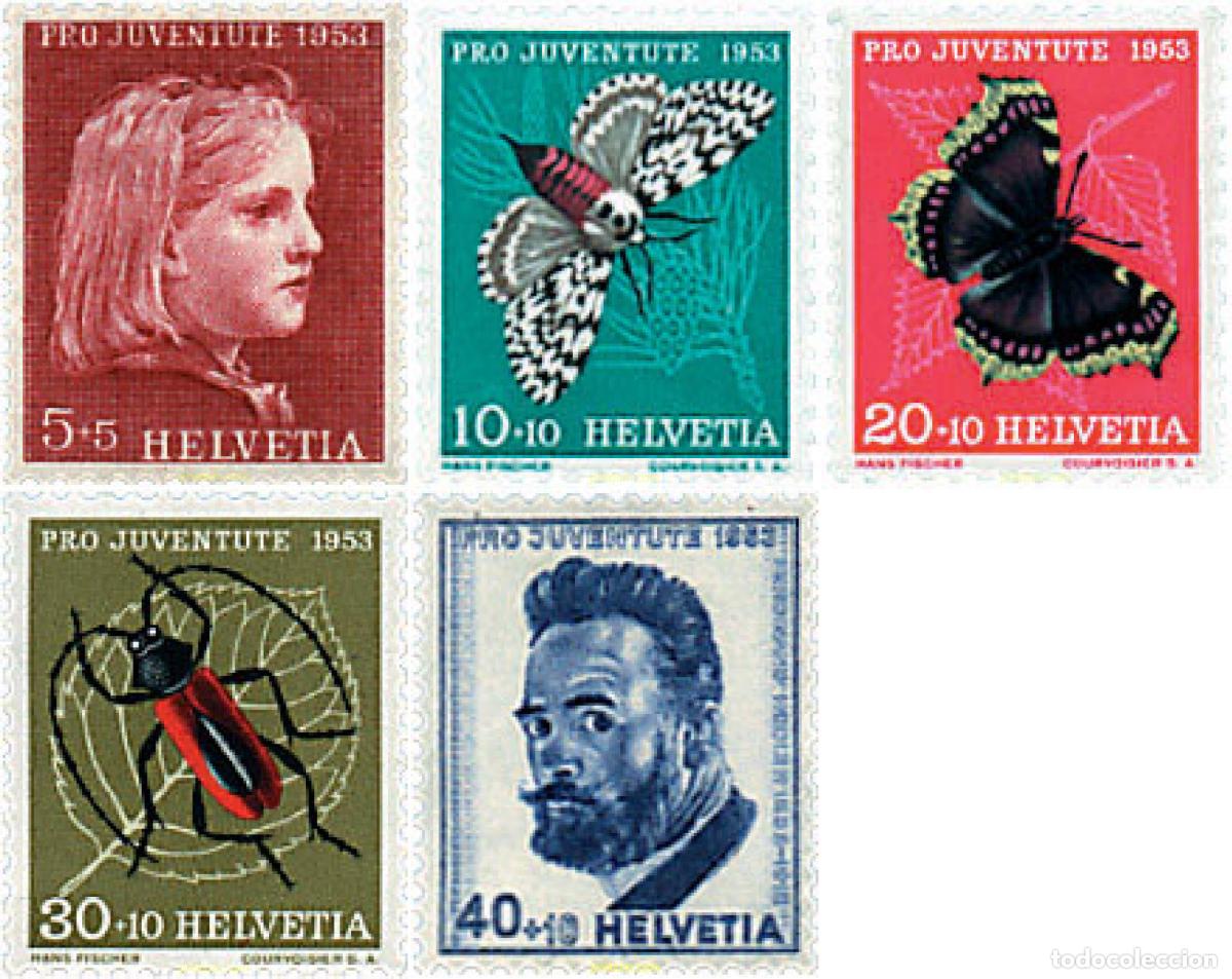 Sellos: 76971 MNH SUIZA 1953 PRO JUVENTUD