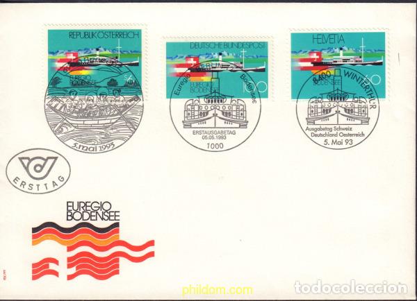 Sellos: 582910 MNH SUIZA 1993 EUREGIO BODENSEE - Foto 1