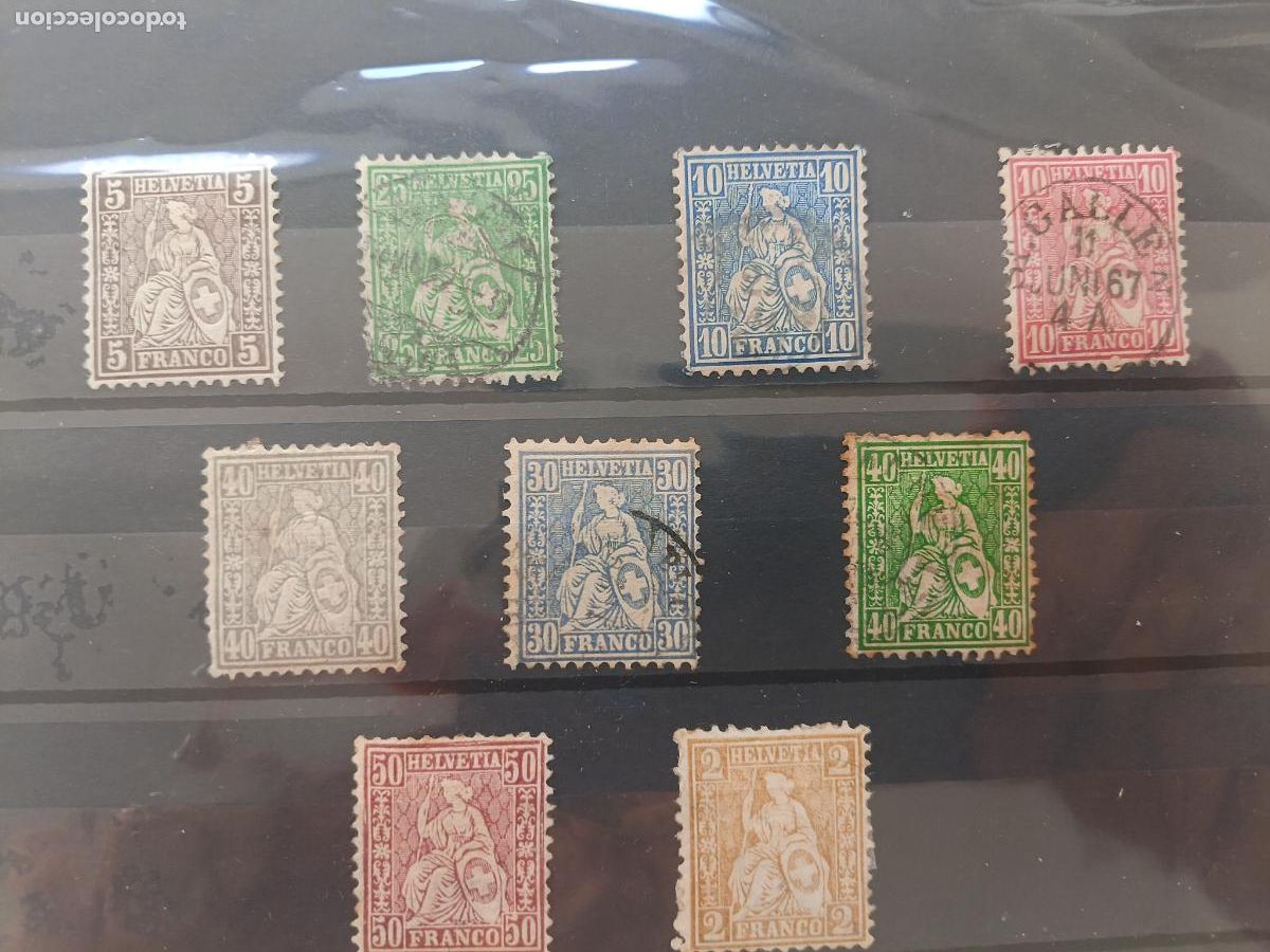 Stamps: Lote de sellos de Suiza
