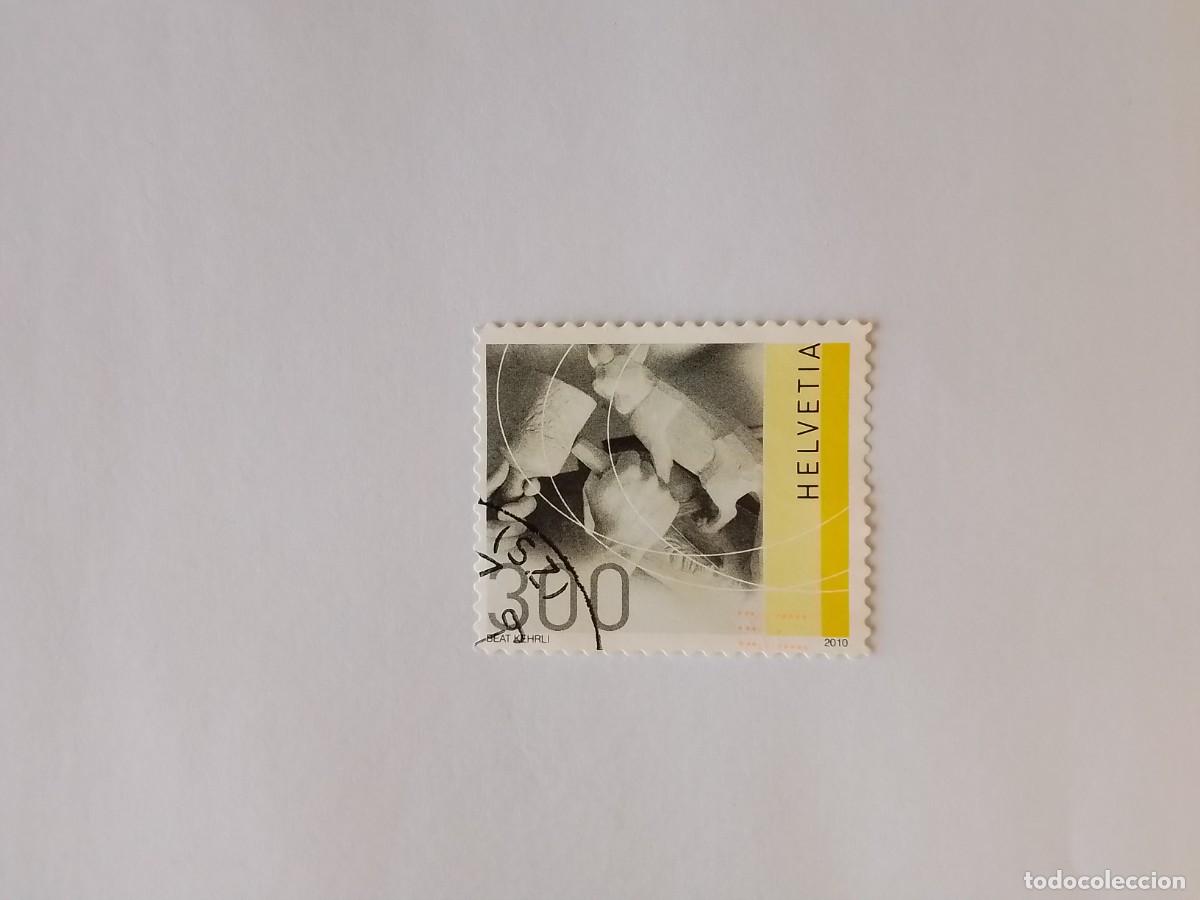 Sellos: A&Ntilde;O 2010 SUIZA SELLO USADO