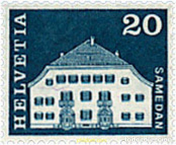 Sellos: 239507 MNH SUIZA 1968 EDIFICIOS - Foto 1