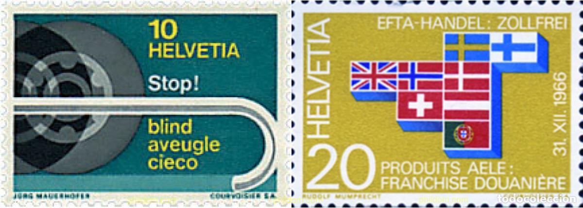 Sellos: 41157 MNH SUIZA 1967 SERIE DE PROPAGANDA