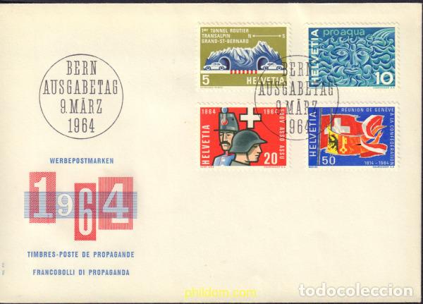 Sellos: 415900 MNH SUIZA 1964 SERIE DE PROPAGANDA