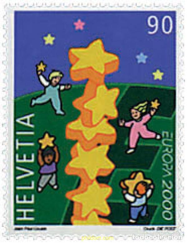 Sellos: 77142 MNH SUIZA 2000 EUROPA CEPT. CONSTRUCCION EUROPEA