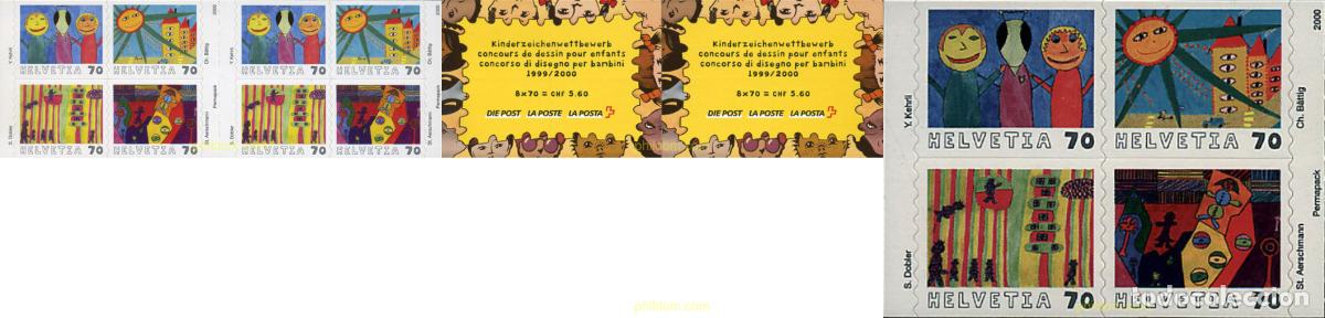 Sellos: 2722 MNH SUIZA 2000 DIBUJOS INFANTILES SOBRE EL FUTURO