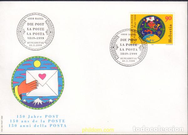 Stamps: 423879 MNH SUIZA 1999 150 ANIVERSARIO DEL CORREO SUIZO