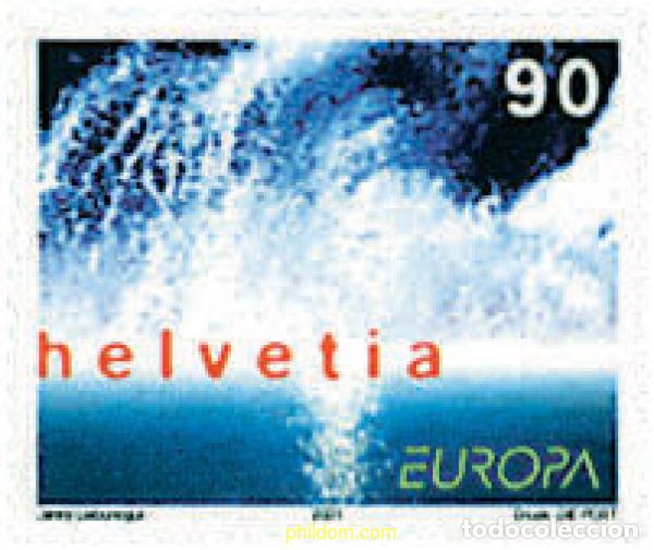 Stamps: 77106 MNH SUIZA 2001 EUROPA CEPT. EL AGUA, RIQUEZA NATURAL