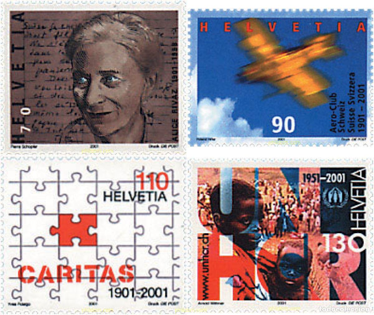 Sellos: 78245 MNH SUIZA 2001 PERSONAJES Y EVENTOS