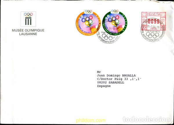 Sellos: 244690 USED SUIZA. Comite Ol&iacute;mpico Internacional 2000 COMITE OLIMPICO INTERNACIONAL