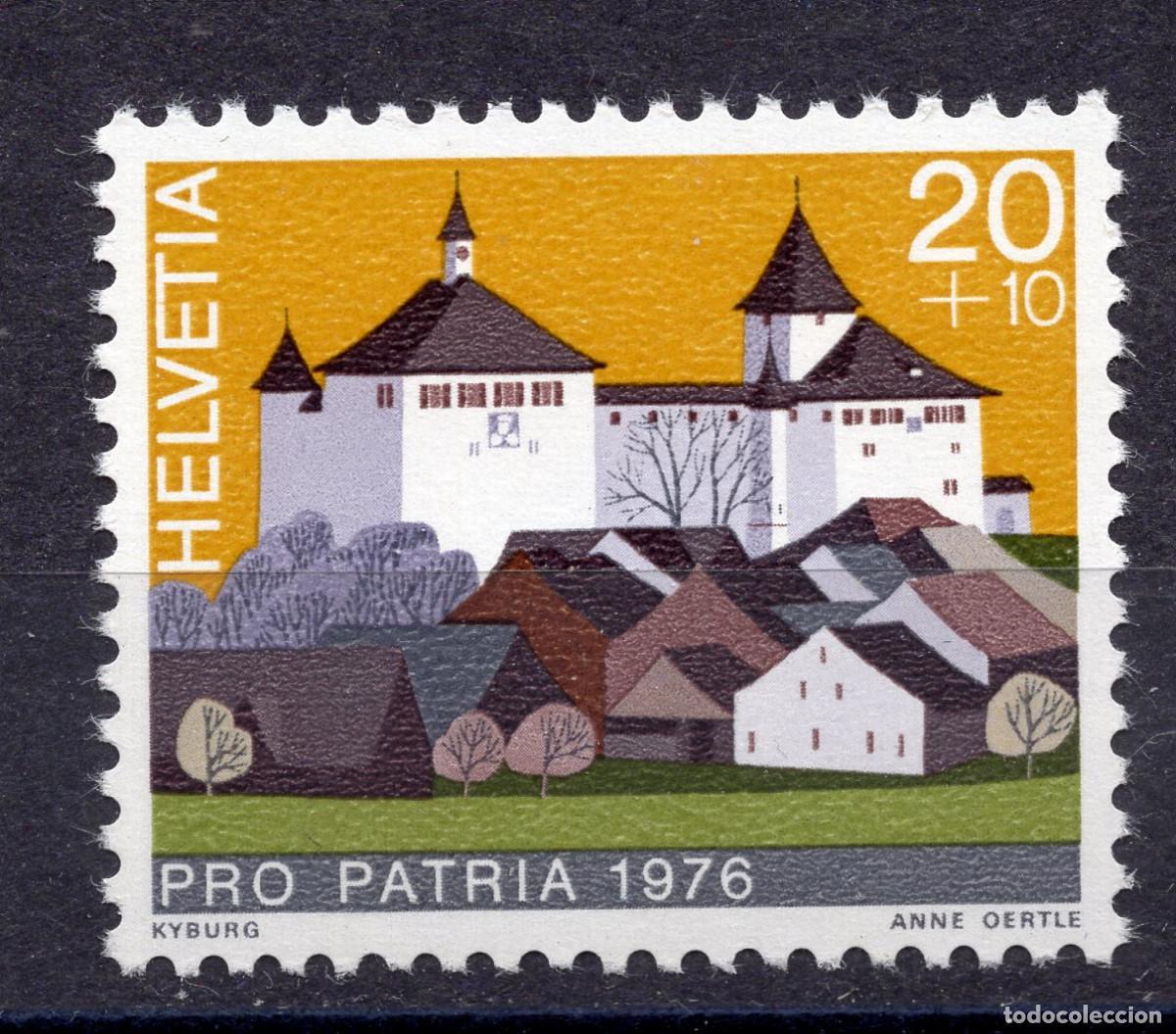 Sellos: SUIZA 1976 STAMP MICHEL CH 1075
