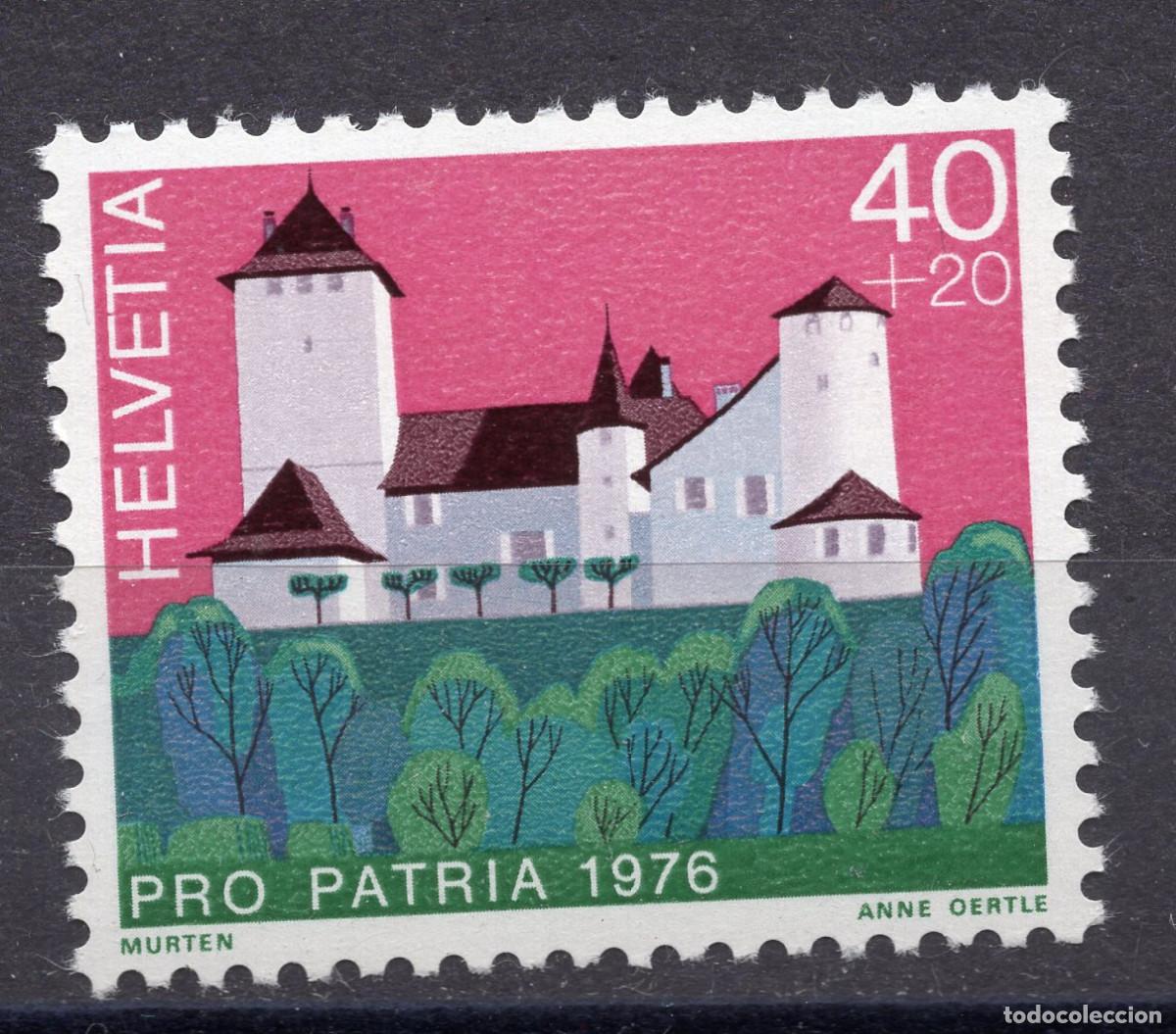 Sellos: SUIZA 1976 STAMP MICHEL CH 1077