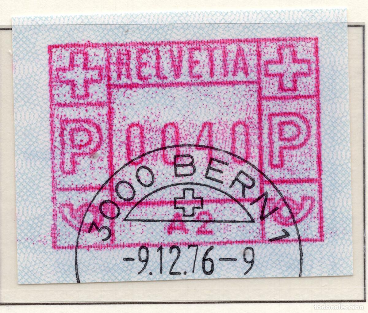 Sellos: SUIZA 1976 FRANQUEO CH 2
