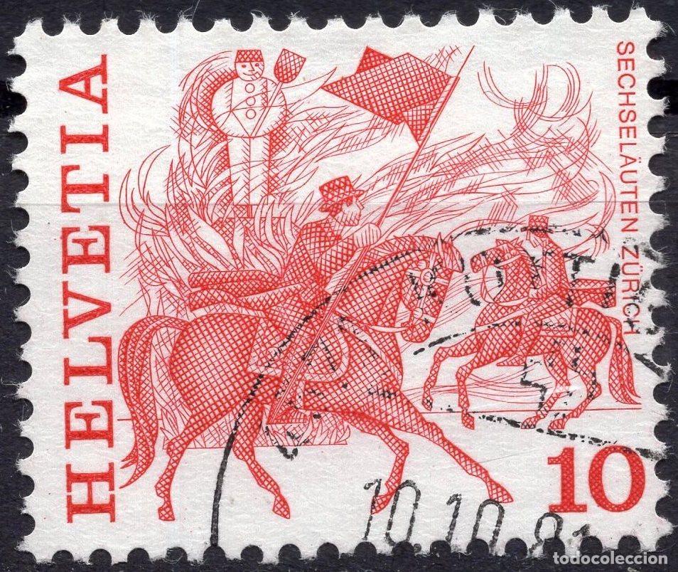 Sellos: SUIZA 1977 STAMP CH 1100A