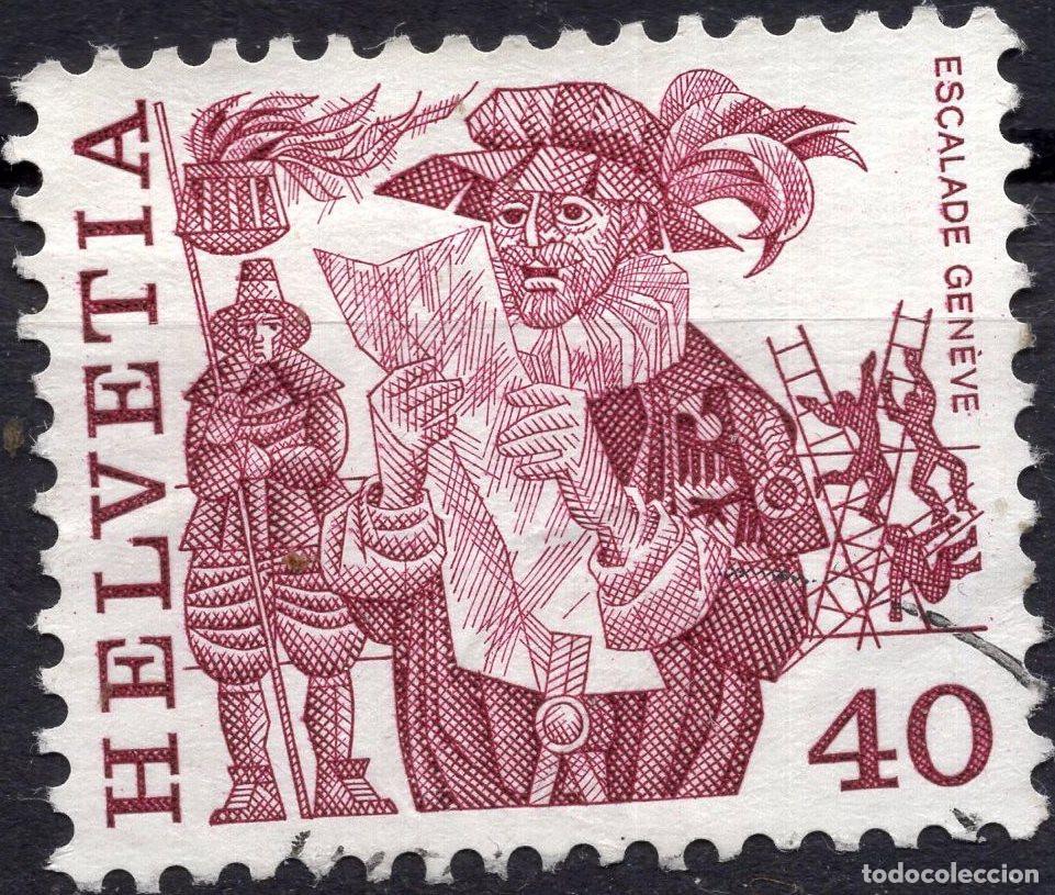 Sellos: SUIZA 1977 STAMP CH 1104AX