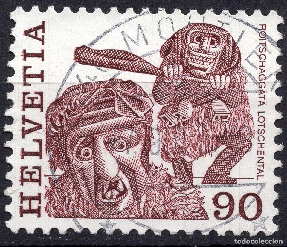Sellos: SUIZA 1977 STAMP CH 1108A
