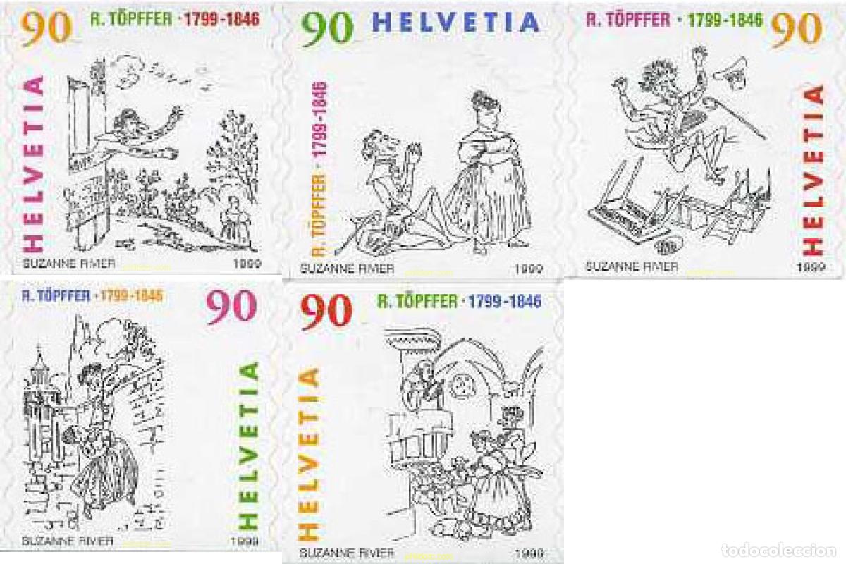 Sellos: 80264 MNH SUIZA 1999 200 ANIVERSARIO DEL NACIMIENTO DE ROBERT SURCOUF