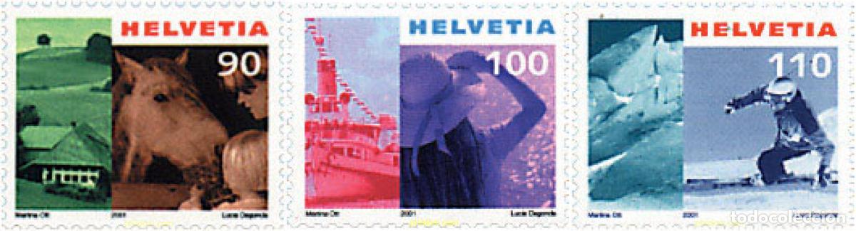 Sellos: 86406 MNH SUIZA 2001 TURISMO