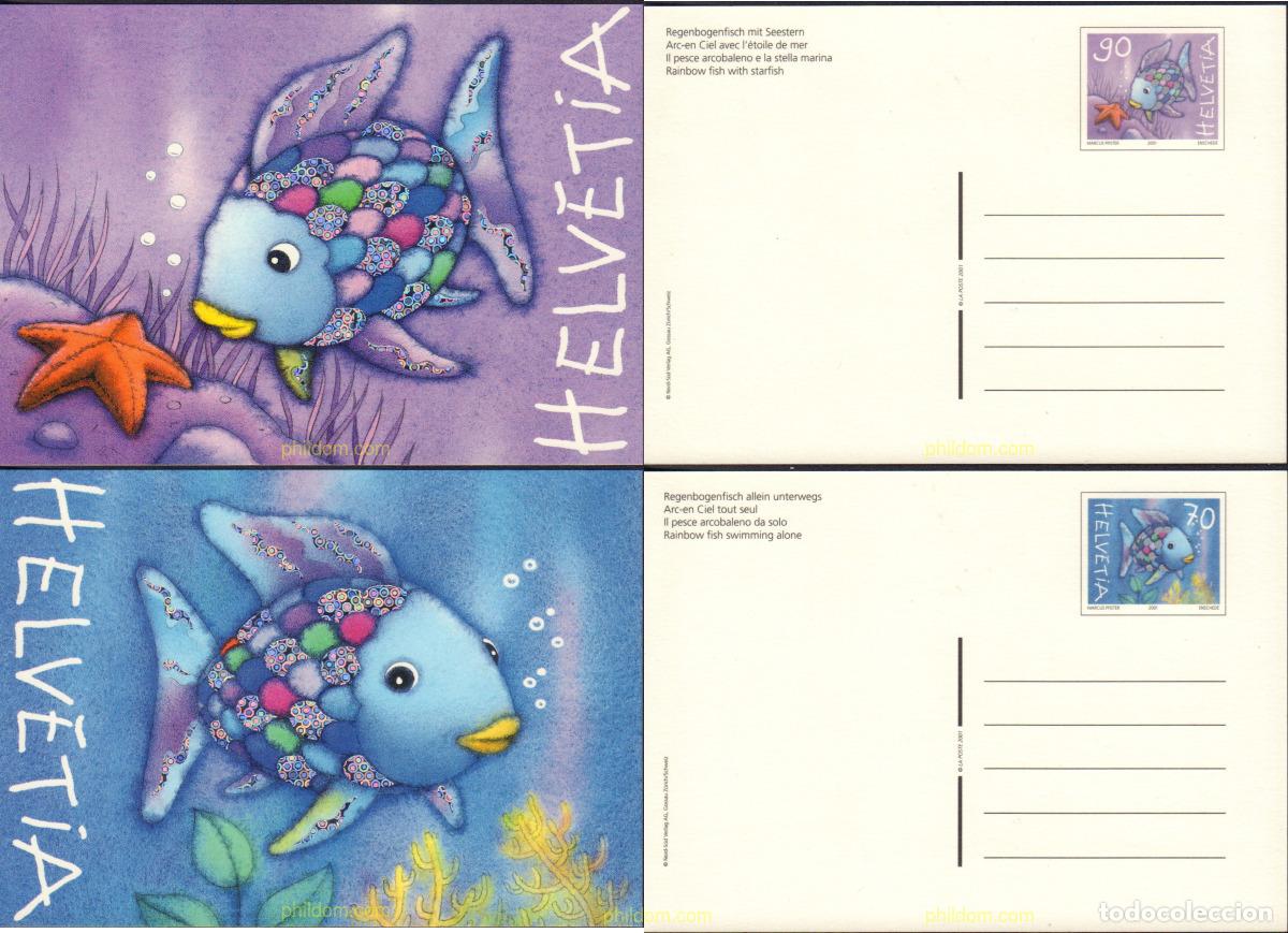 Sellos: 581489 MNH SUIZA 2001 PEZ ARCOIRIS