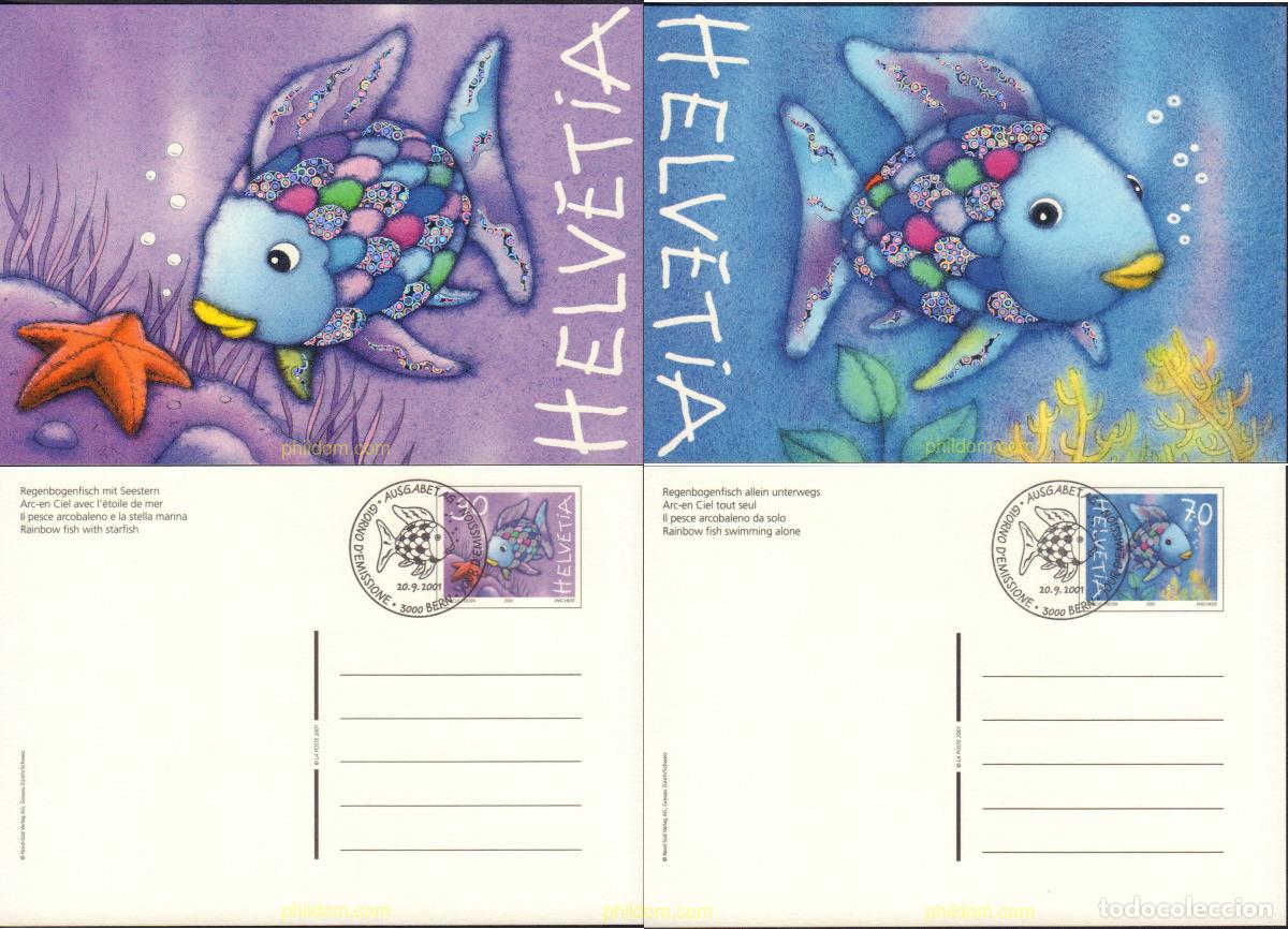 Sellos: 593731 MNH SUIZA 2001 PEZ ARCOIRIS