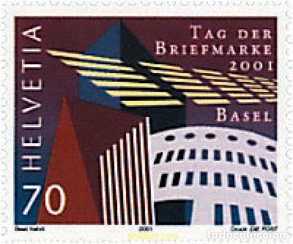 Sellos: 86408 MNH SUIZA 2001 DIA DEL SELLO