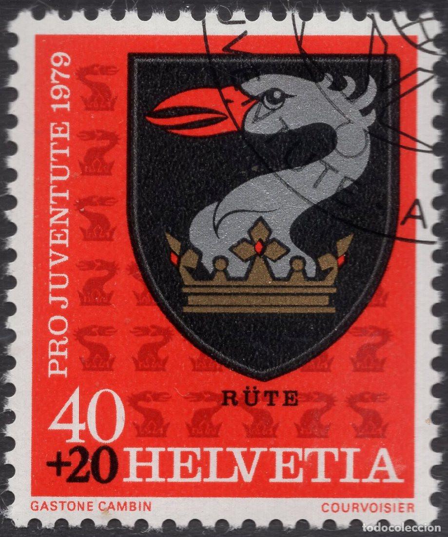 Sellos: SUIZA 1979 STAMP CH 1166