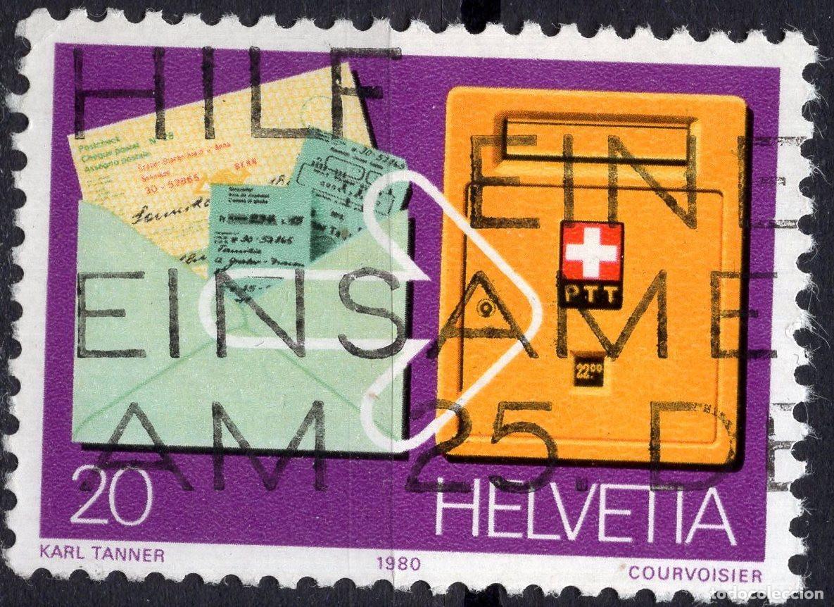 Sellos: SUIZA 1980 STAMP CH 1180