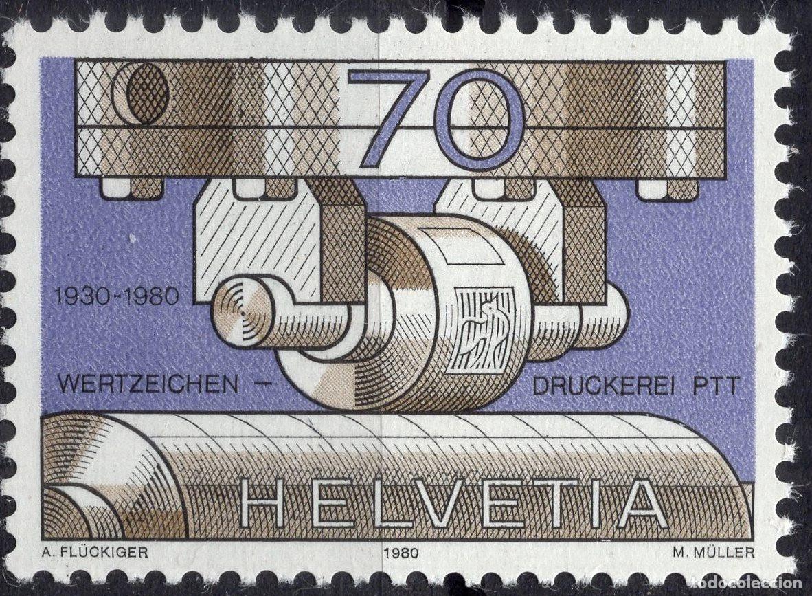 Sellos: SUIZA 1980 STAMP CH 1182