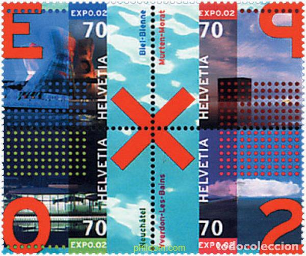 Sellos: 4874 MNH SUIZA 2002 EXPO 02