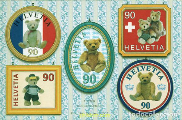 Sellos: 364593 MNH SUIZA 2002 CENTENARIO DEL OSITO TEDDY