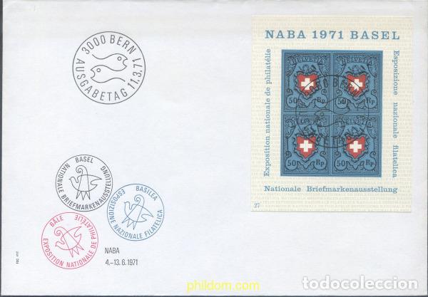 Sellos: 540096 MNH SUIZA 1971 NABA 71. EXPOSICION FILATELICA NACIONAL