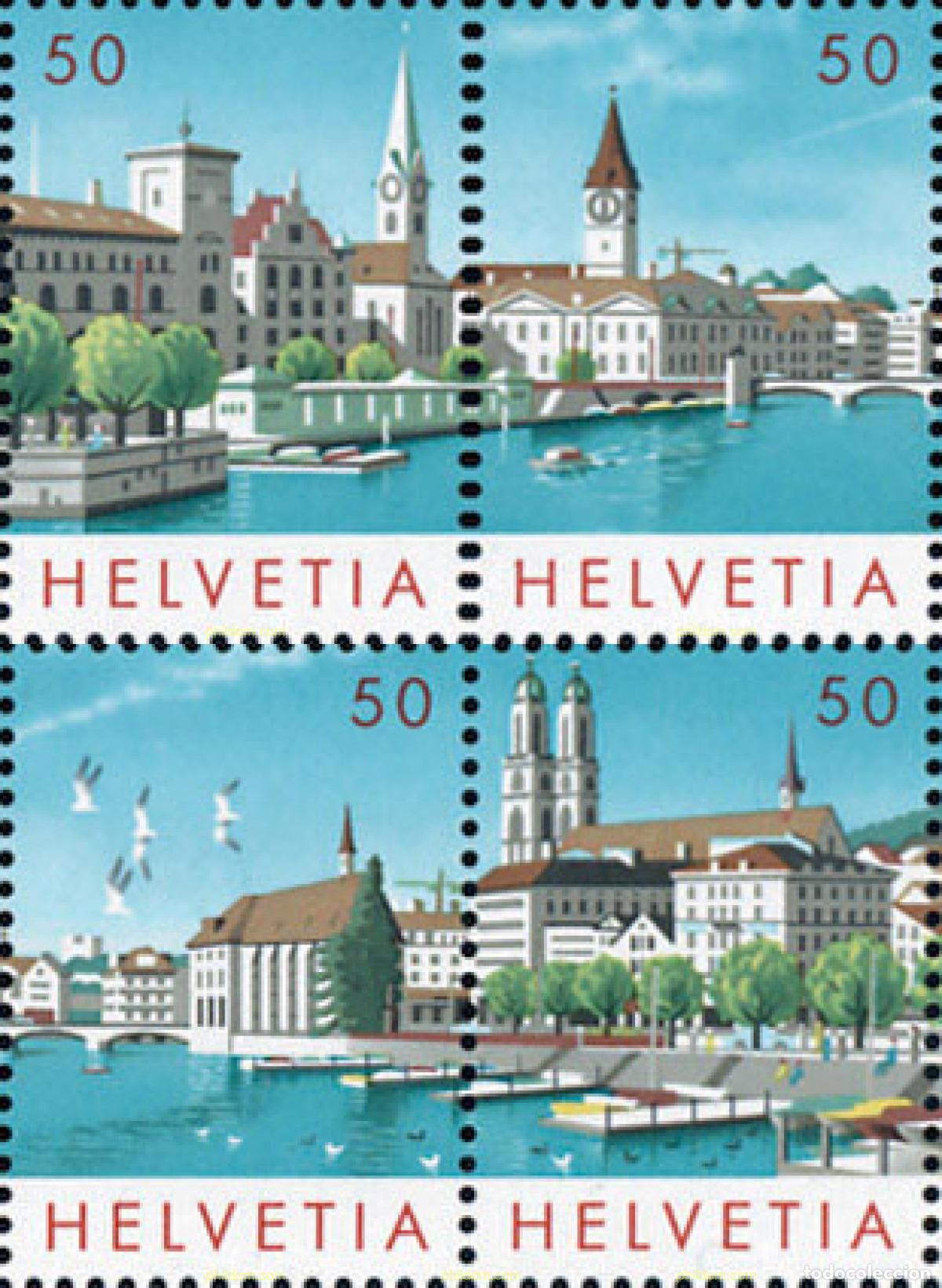 Sellos: 109073 MNH SUIZA 1984 NABA ZURI 84. EXPOSICION FILATELICA NACIONAL